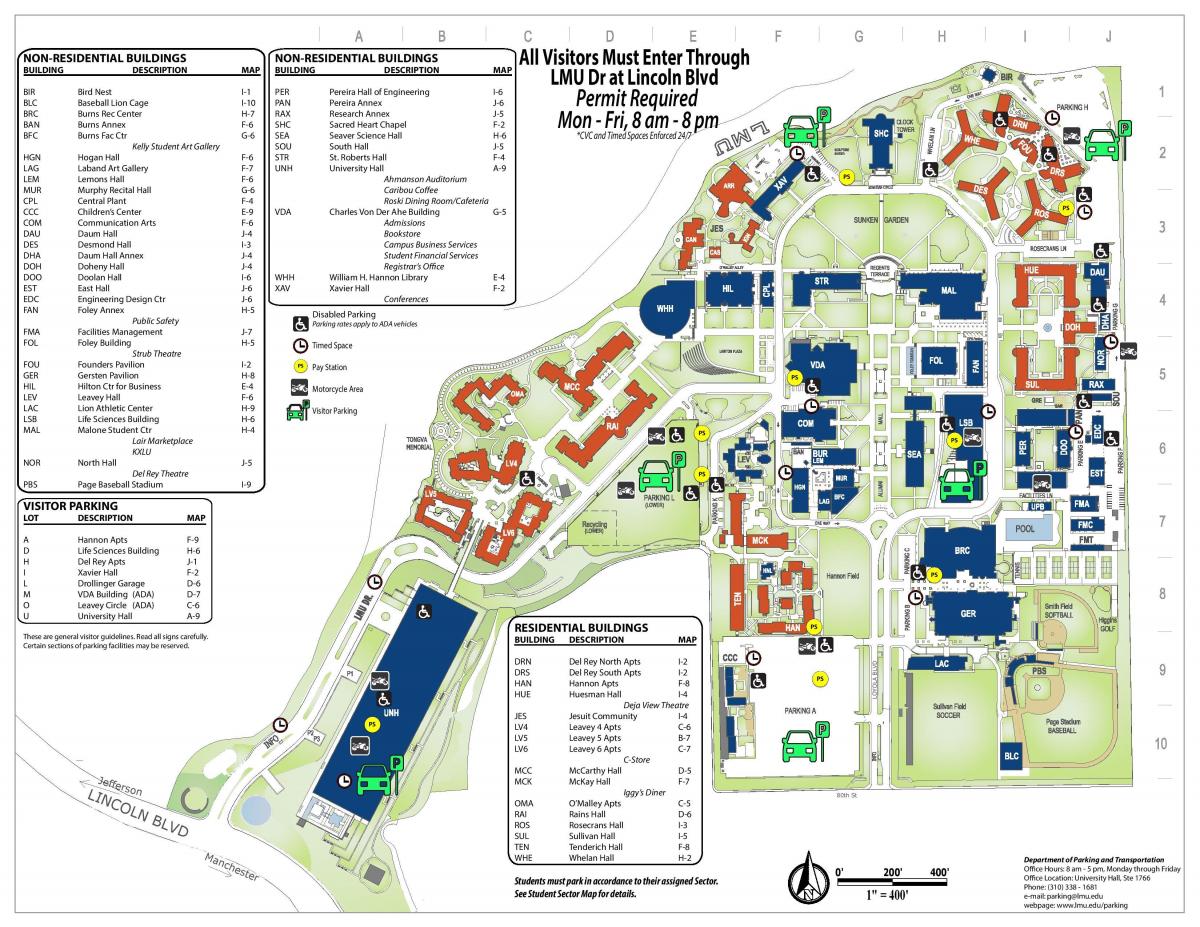 kaart van lmu campus
