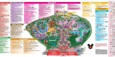 Disney world, Los Angeles kaart bekijken
