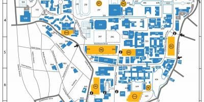 De Ucla campus kaart